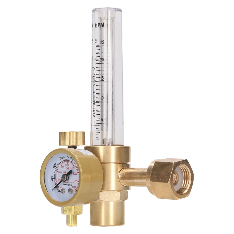 Argon Pressure Regulator Flow Meter Welding Gas CO2 Regulator Gauge