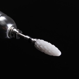 Ceramic Nail File Drill Bit Professional 3/32" Rotary Burr for Nail Art Salon Extra Corse-XC Grit