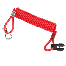 KIMISS Outboard Motor Ignition Emergency Stop Switch Safety Leash Lanyard for Honda