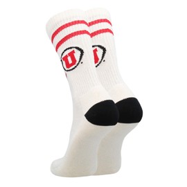 TCK Vintage Utah Utes Socks For Men and Womens Soft Cotton Sock (Utah Utes, Medium)