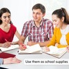 feela 3 Pack Notebooks Journals Bulk with 3 Black Pens,