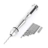 Hand Drill, Silver Color 0.3mm-3.6mm Grip Range Chuck Manual Twist