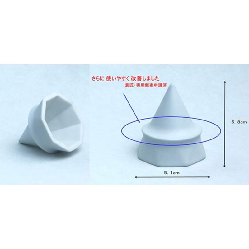 Moa Feteli for Prime Salt, Made in Japan, unglazed octagonal