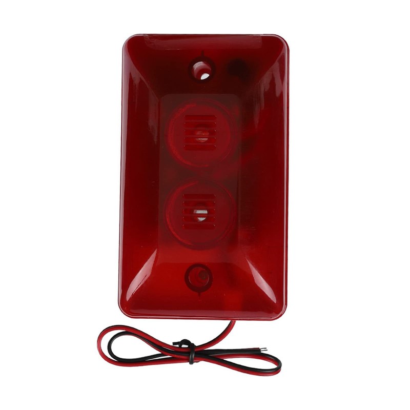 Wired Flash Siren, 12 V 15 W Protective Alarm System,