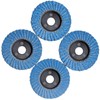 12 Pack Angle Grinder Discs Set, 50mm Flap Discs 40/60/80/120