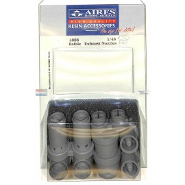 Aires ARS4888 1:48 Aires Rafale Exhaust Nozzle Set (HBS kit)