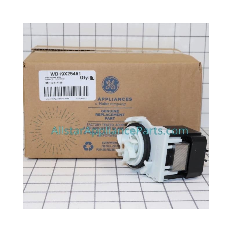 WD19X25461 Dishwasher Drain Pump Assembly