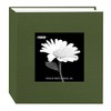 Pioneer 100 Pocket Fabric Frame Cover Photo Album, Herbal Green