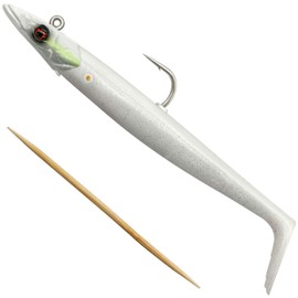 Savage Gear Sandeel V2 14cm 33g White Pearl Sinking Lure 72496