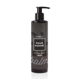 Italwax After-Wax Balm Pour Homme - Lozione lenitiva per uomini dopo la cera, idrata, rallenta la crescita dei capelli, 250 ml, per viso, barba e corpo
