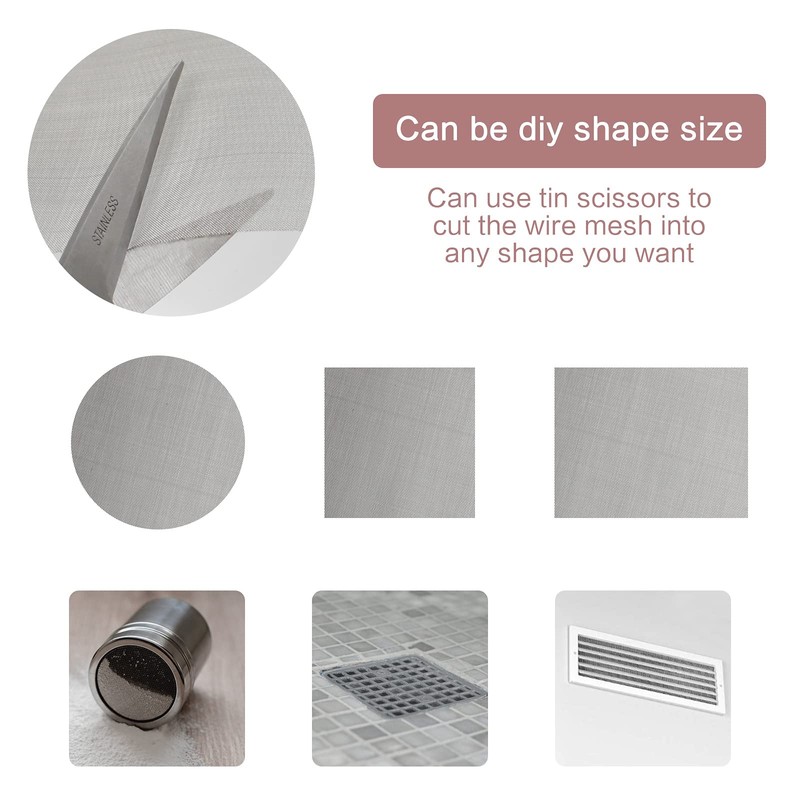 304 Stainless Steel Wire Mesh Stainless Steel Mesh 120 Mesh,