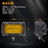 CLOWICSR High Brightness Fog Light, LED Work Light, Deck Light,
