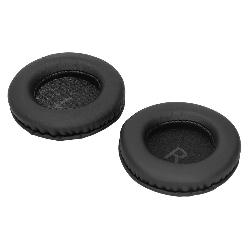 Universal Headphone Ear Cover Artificial Leather Foam Sleeve Round Earpad