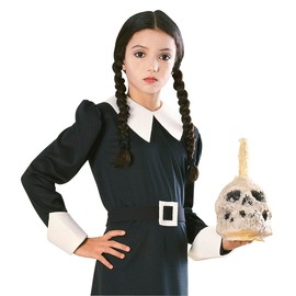 The Addams Family: Wednesday Addams Wig for Kids by Rubies, Girl's No Size