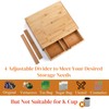 Peohud Bamboo Coffee Pod Drawer, Espresso Coffee Capsule Holder with