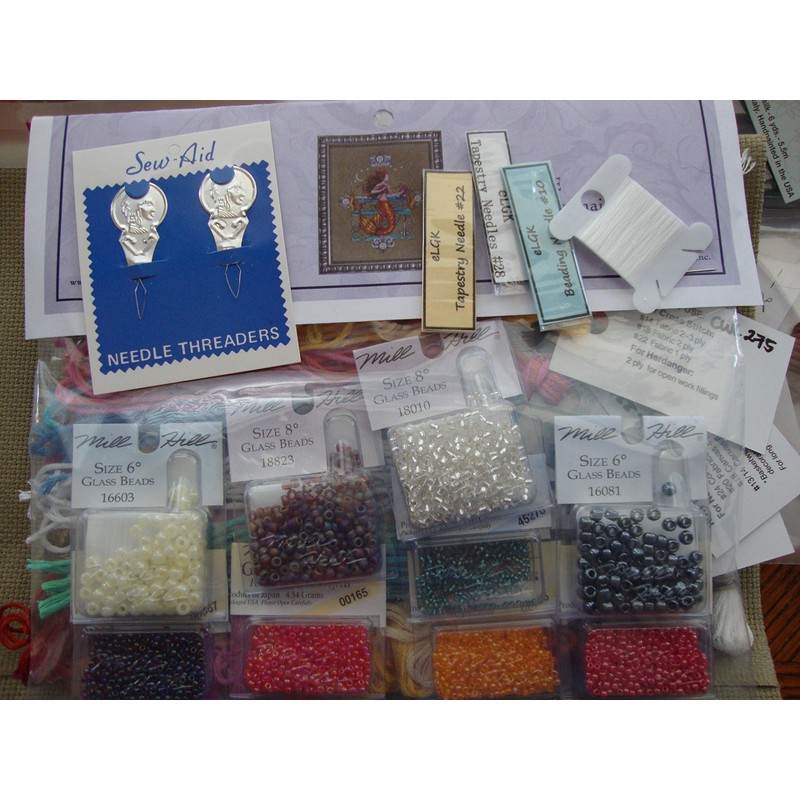 "Gypsy Mermaid" MD126 Complete Materials with Linen