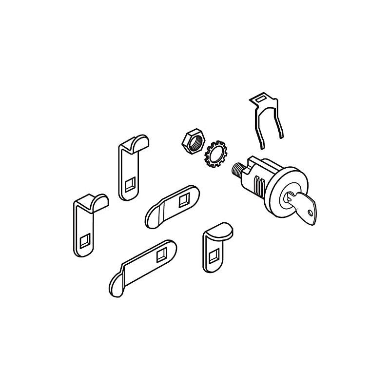 Prime-Line MP4526 Mailbox Lock – Replacement, Multipurpose Mailbox Lock for