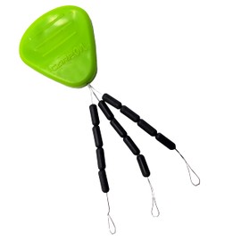 Carp On - High-Density Tungsten Stops 12 Pack - Black - 7mm - Essential Rig Making Terminal Tackle To Add Weight & Secure Hooklinks & Leaders (Large - 7mm) [15-8107]