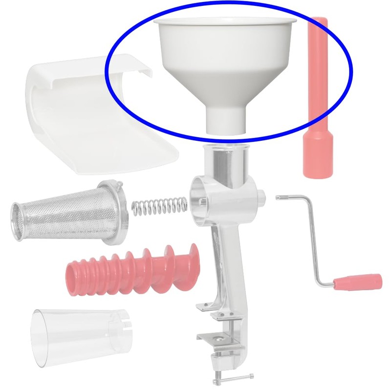 Replacement Hopper for VKP250 Johnny Apple Sauce Maker Food Strainer,