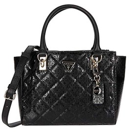 GUESS Ariella Society Satchel Black One Size