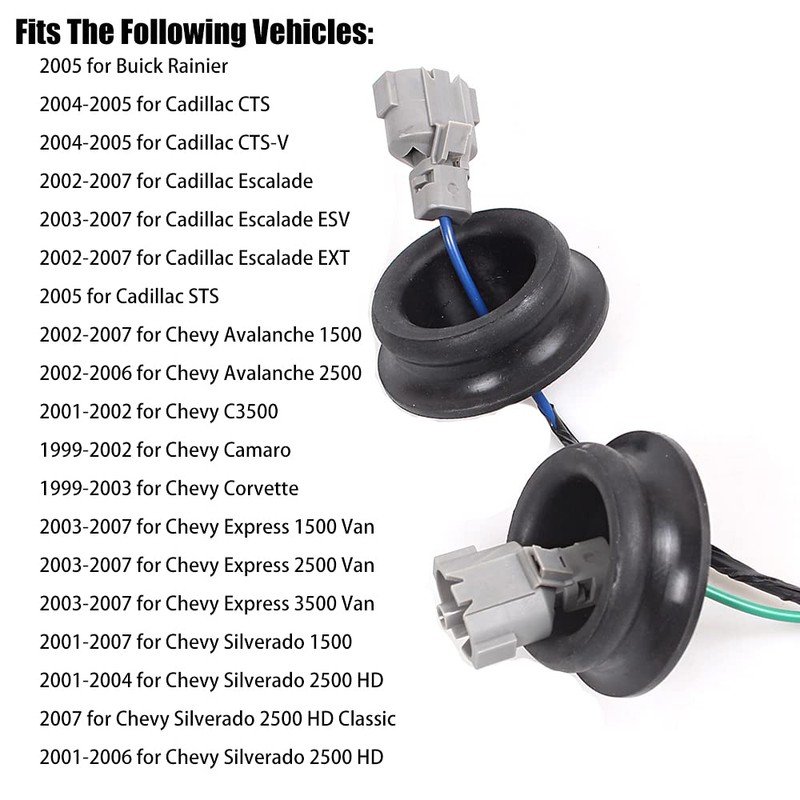 Muge Racing Dual Knock Sensors with Wiring Harness Kit 12589867