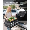 HOTOR Car Trunk Organizer - Foldable Trunk Organizer for SUV,