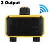 Solar WiFi Irrigation Timer for Garden Watering – 2-Outlet Smart