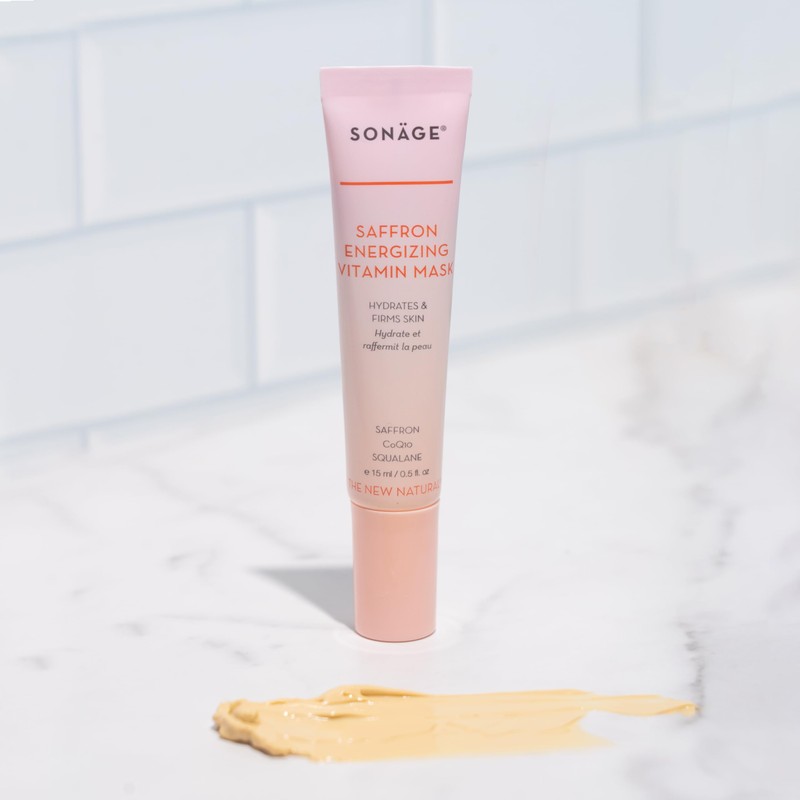 SONAGE Saffron Energizing Vitamin Mask: Refresh, Hydrate, and Nourish for