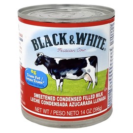 Black & White Sweetened Condensed Filled Milk 14 ounce (Pack of 4)