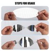9 Piece Bird Deterrent Discs Set, Double-Sided Stainless Steel Bird