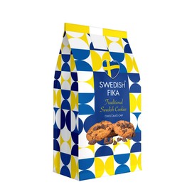 Swedish Fika Traditional Chocolate Chip Cookies Bag, 8.81oz (Pack of 2)