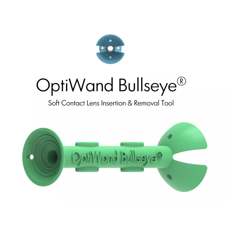 OptiWand Bullseye soft contact lens insertion removal tool - Large