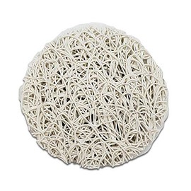 Soap Lift Soap Dish Multi Colors, Bio Plastic, BPA Free Soap Deck, Round (White)