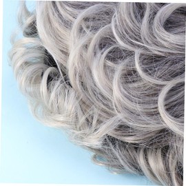 FOMIYES Fashionable Short Wig Curly Hair Synthetic Lace Front Natural Appearance Women Replacement Hair for Party