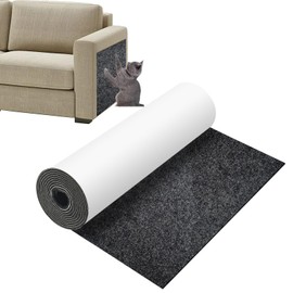 Cat Scratching Mat Self-Adhesive Cat Scratcher Carpet 78.7 x 15.8 Inch DIY Climbing Cat Scratcher Pad Cat Tree Shelves Cover Trimmable Cat Scratch Furniture Protector for Home Furniture Couch Sofa