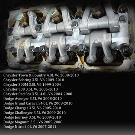 Intake Exhaust Valve Lifter Rocker Arm Assembly 4892293AC Replacement for 05-10 Chrysler 300 Pacifica Dodge Charger Challenger 3.5L NICEKE