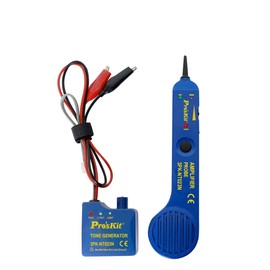 Pro'sKit Tool Solutions 3PK-NT023N Tone And Probe Kit AC Wire, Telephone/Twisted Pair Wire, All Voice and Data Category Rated Cable, Speaker Wire, Virtually Any Cable or Wire