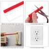 sourcing map 16pcs Electrical Outlet Spacers Extender Kit Include 8pcs