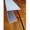 Aluminium U-Profile White Cover Profile 1.5 mm Aluminium Traffic White