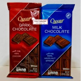 Choceur Austria Dark & Milk Chocolate Bars Bundle 5.29oz 150g - 2 Dark Chocolate & 2 Milk Chocolate