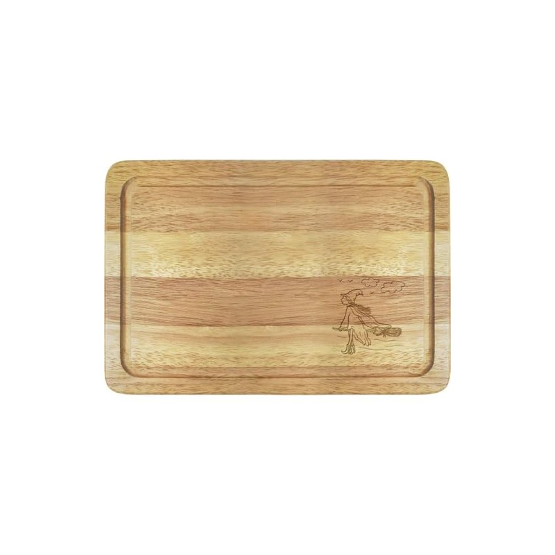 'Witch On A Broomstick' Wooden Chopping/Cutting Board (WB00085888)