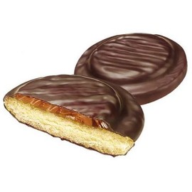 KRAKUS DELICJE European Biscuits with chocolate ORANGE filling (3 pack) by Granda Inc