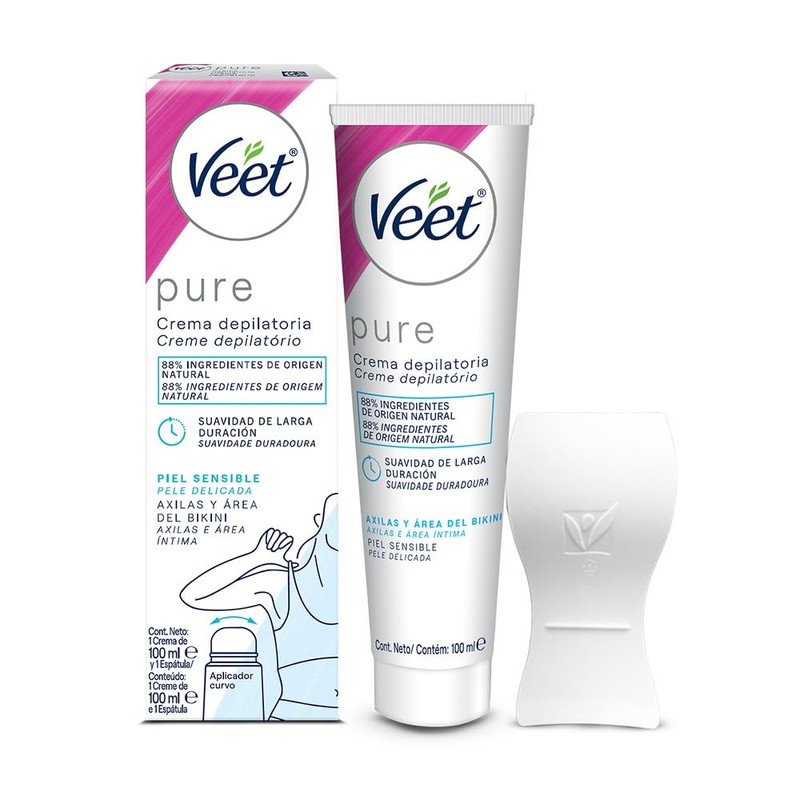 Veet Body Curv Crema Depilatoria Áxilas y Área del Bikini