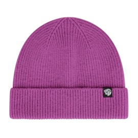 Iguana 100% Merino Wool Beanie for Men and Women Pitaya