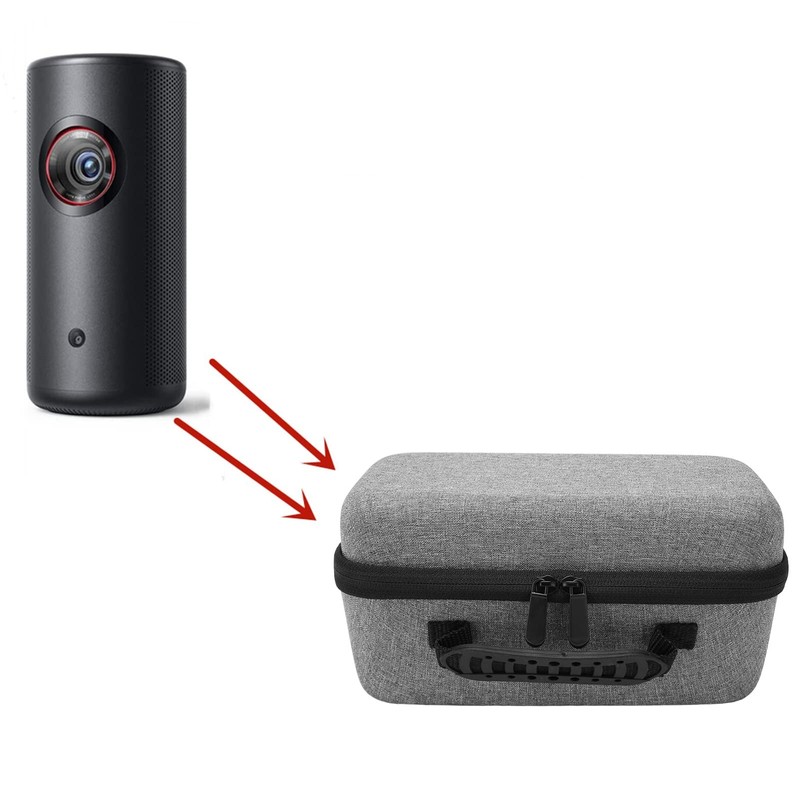 Case for Capsule 3 1080P Projector, EVA Waterproof Shakeproof Bag,