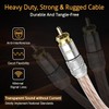 Gold-Plated RCA to Speaker Wire Adapter, RCA to Bare Wire
