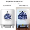 Curtain for Self Cleaning Cat Litter Box,Reduces Cat Litter Bounce,