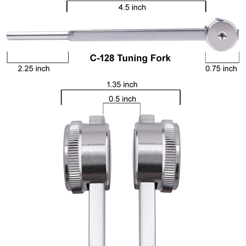 Cross Canada® Tuning Fork Set (C-128, C-256 & C-512), (128