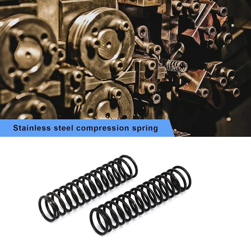TA-VIGOR 10Pcs Extended Compressed Spring, 1.2mm Wire Dia, 11mm OD,