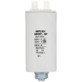 Starting Capacitor Motor Capacitor 0.68μF - 200μF 450V; Miflex, 0.68uF - 100uF grey